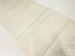 アンティーク　道長取りに花古典柄模様織出し袋帯（材料）